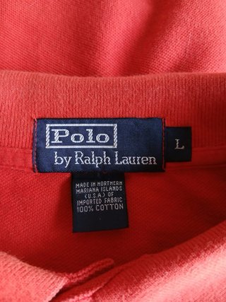 ralph lauren polo size L red