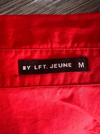 Camisa Inditex Algodón Roja Talla M