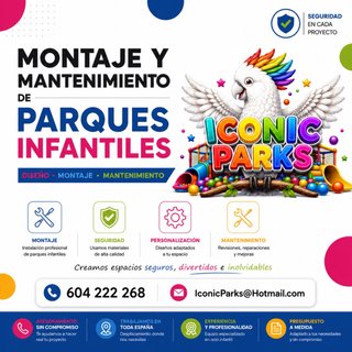Montaje y mantenimiento de parques infantiles