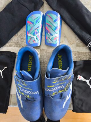 Pack Botas Fútbol Niño Joma Talla 30/31