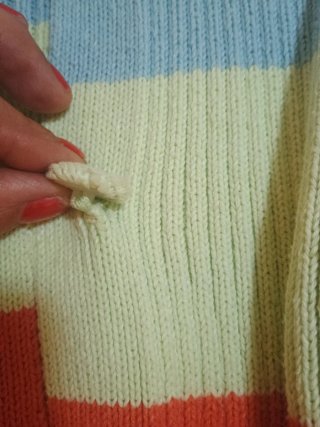 Cárdigan Zara Multicolor Rayas