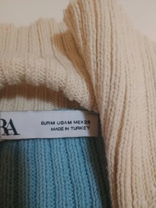 Cárdigan Zara Multicolor Rayas