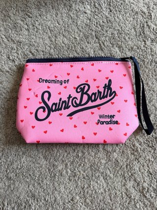 Pochette MC2 Saint Barth cuori rosa