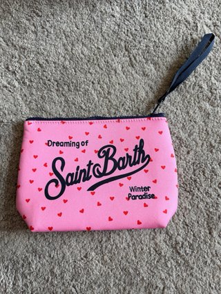 Pochette MC2 Saint Barth cuori rosa
