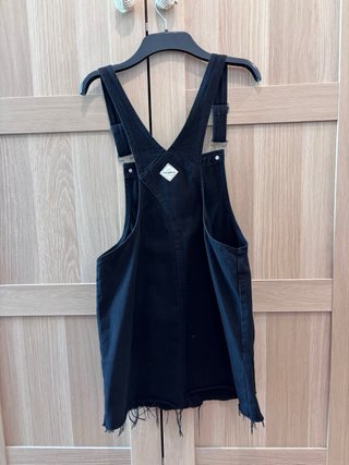 Peto vaquero negro talla M