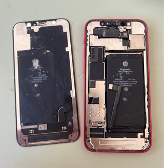 iPhone 12 mini 128GB Rojo para piezas o reparación