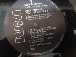 Vinilo John Denver Greatest Hits Vol. 2