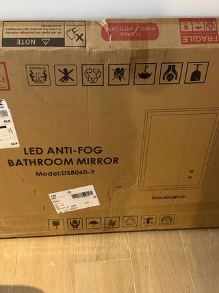 Espejo Baño LED 80x60 cm. Nuevo sin estrenar