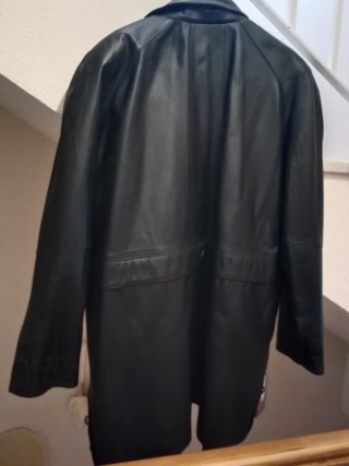 Chaqueta de cuero tres cuartos