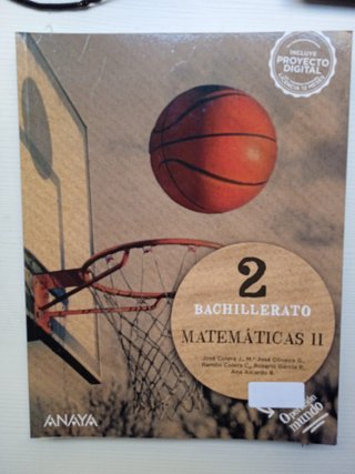 Matemáticas II. 2o de Bachillerato