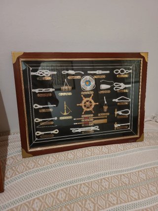 Cuadro decorativo de nudos marineros