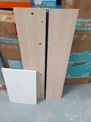 Habitdesign Zapatero 3 Puertas Blanco/Madera