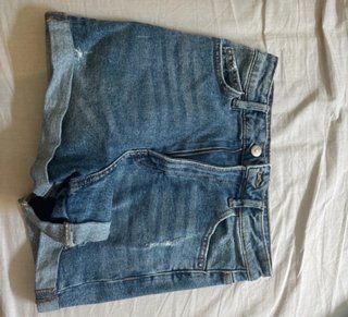 Vaqueros cortos denim azules