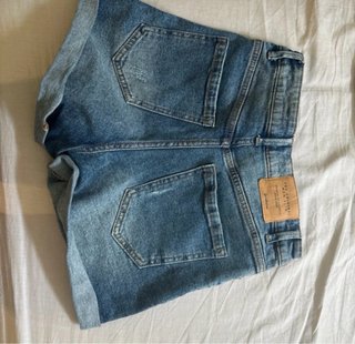Vaqueros cortos denim azules