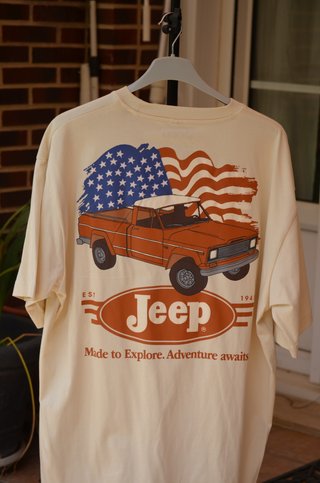 Camiseta Jeep Talla L Beige