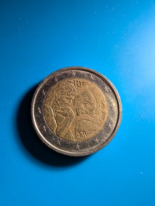 Moneda 2€ conmemorativa Francia 2017 Auguste Rodin