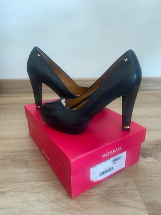 Zapatos tacón Mariamare negros 12 cm