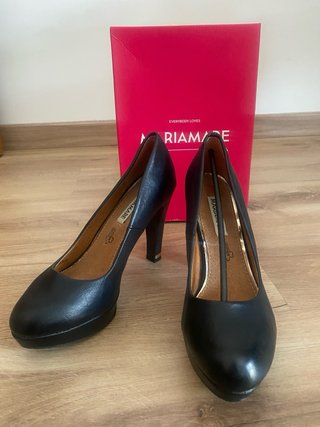Zapatos tacón Mariamare negros 12 cm