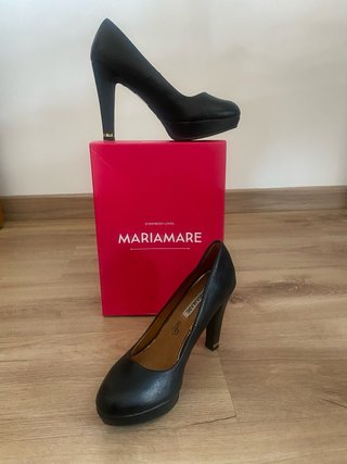 Zapatos tacón Mariamare negros 12 cm