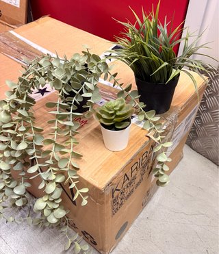 Pack 4 Plantas Artificiales Decorativas