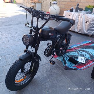 Bicicleta Eléctrica Emoko C93 Negra