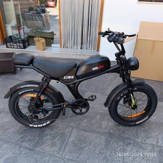 Bicicleta Eléctrica Emoko C93 Negra