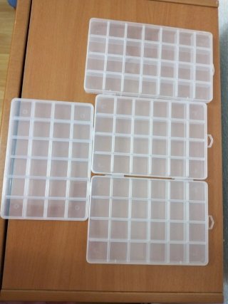 Lote de 4 cajas de almacenamiento