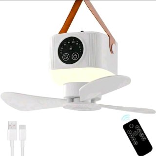 Lámpara Ventilador Camper LED