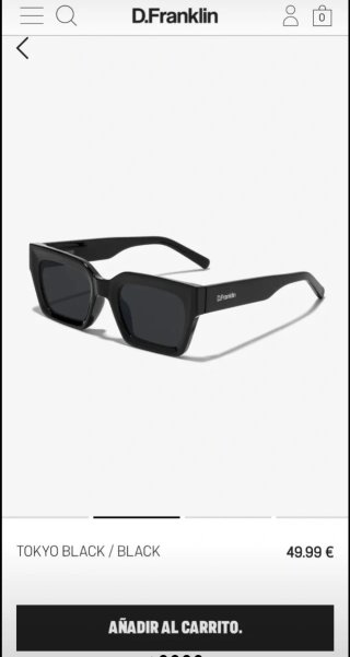 Gafas de sol D.Franklin nuevas sin estrenar