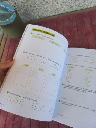Cuaderno matemáticas 5°. Edelvives. NUEVO!