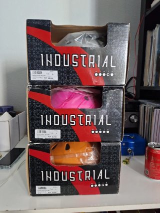 Casco Industrial Naranja Talla L 3 colores