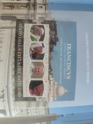 Francobolli Papa Francesco Giubileo Misericordia