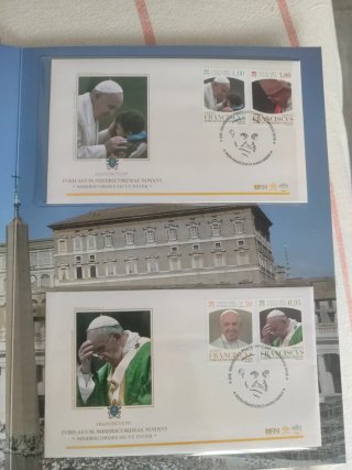 Francobolli Papa Francesco Giubileo Misericordia