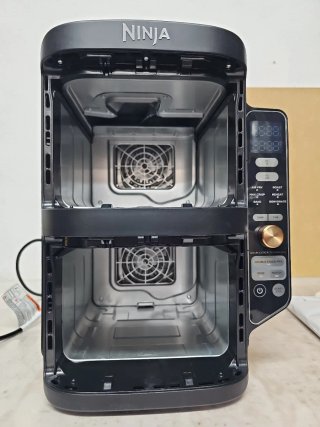 Freidora de aire Ninja Double Stack XL negra