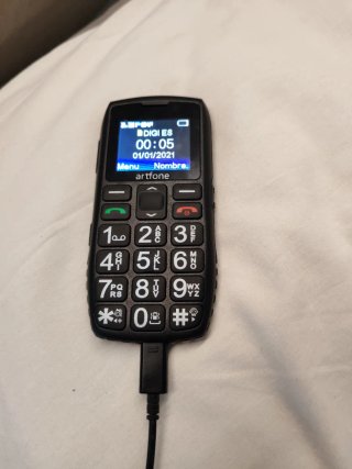Teléfono Móvil Básico Artfone Negro