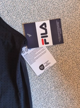 Camiseta deportiva Fila negra Talla XS
