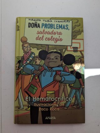 Libro lectura Dona Problemas salvadora del colegio