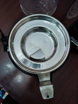 Destiladora de agua con jarra de cristal