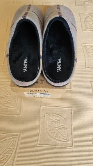 Zapatillas de casa ANTEA a cuadros