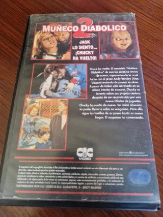 Muñeco Diabólico 2 VHS (Español)
