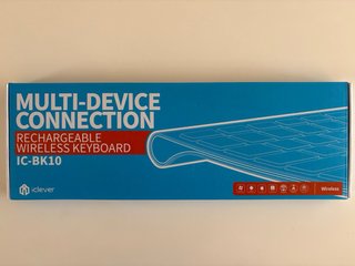 Teclado Inalámbrico iClever IC-BK10