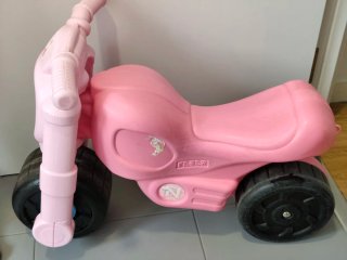 Moto infantil niña rosa