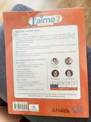 Libro frances J'aime 2