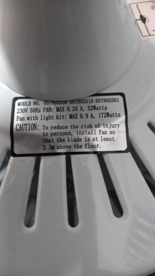 Ventilador 5 aspas juvenil con mando