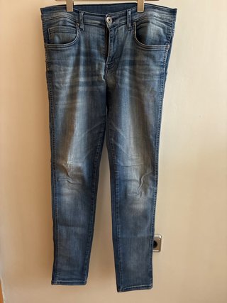 Pantalón vaquero skinny hombre azul