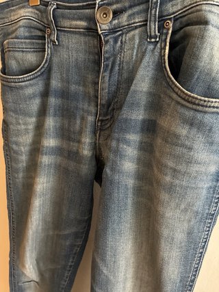 Pantalón vaquero skinny hombre azul