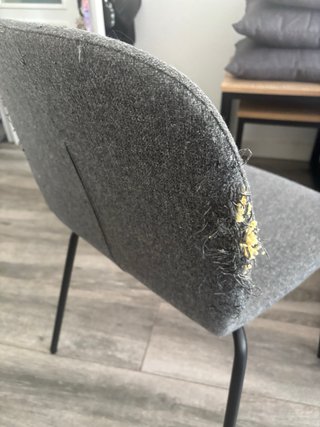 Sillas de comedor grises (4 unidades)
