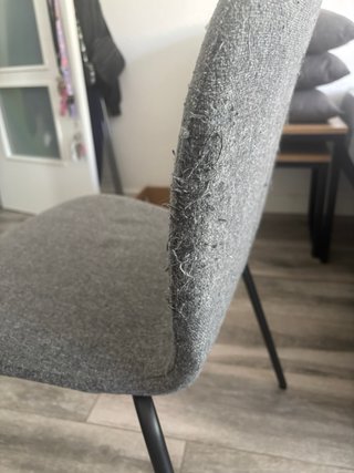 Sillas de comedor grises (4 unidades)