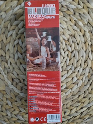 Juego Bloque Madera Natural
