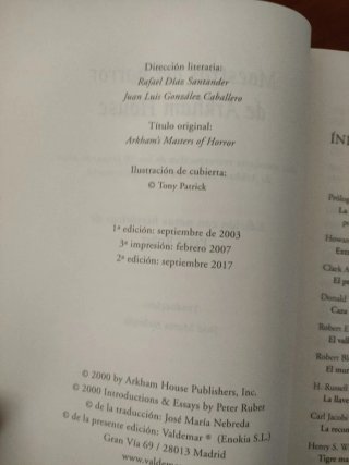 Maestros del horror de Arkham House una antolog...